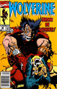 Cover Thumbnail for Wolverine (Marvel, 1988 series) #38 [Newsstand]
