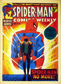 Cover Thumbnail for Spider-Man Comics Weekly (Marvel UK, 1973 series) #44