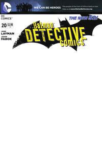 Cover Thumbnail for Detective Comics (DC, 2011 series) #20 [We Can Be Heroes Blank Cover]