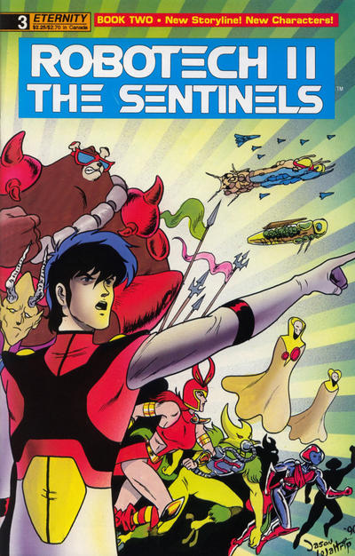 Cover for Robotech II: The Sentinels Book II (Malibu, 1990 series) #3