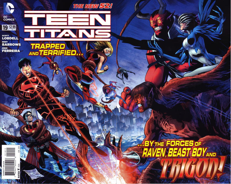 Cover for Teen Titans (DC, 2011 series) #19 [Direct Sales]