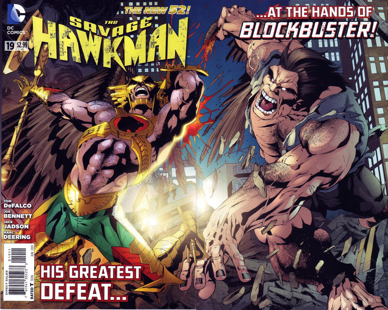 Cover for The Savage Hawkman (DC, 2011 series) #19