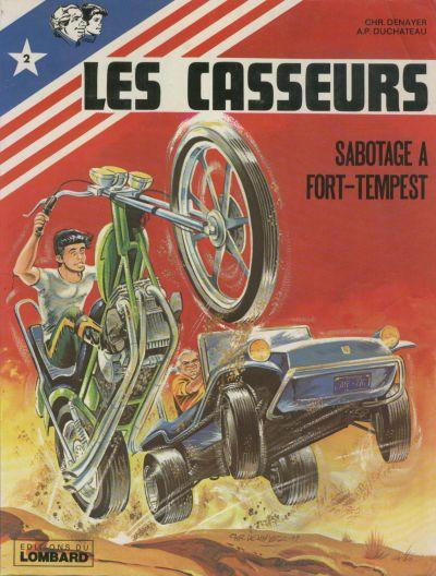 Cover for Les Casseurs (Le Lombard, 1977 series) #2 - Sabotage à Fort Tempest
