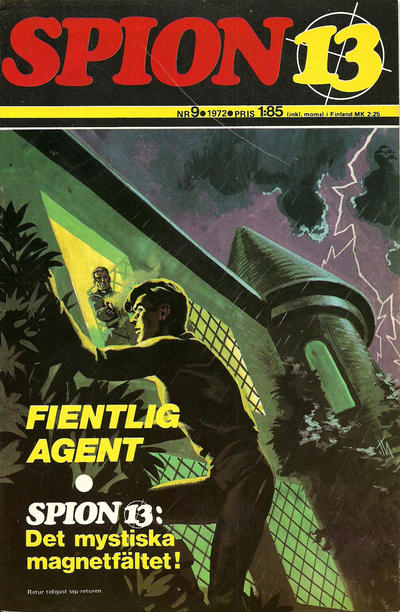 Cover for Spion 13 (Semic, 1970 series) #9/1972