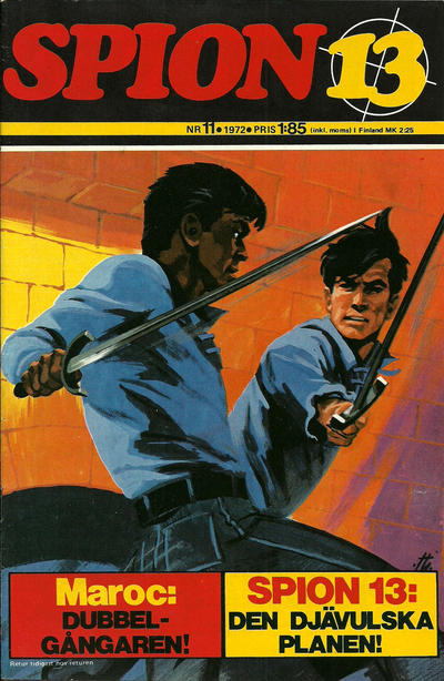 Cover for Spion 13 (Semic, 1970 series) #11/1972