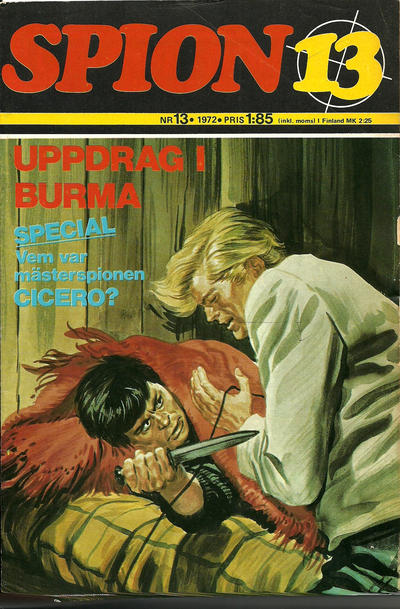 Cover for Spion 13 (Semic, 1970 series) #13/1972