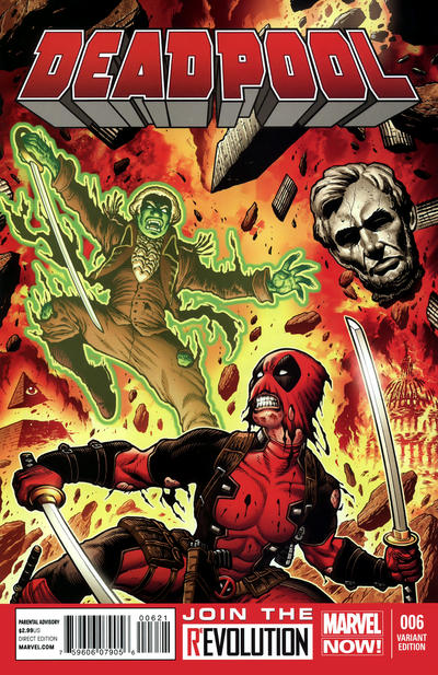 Cover for Deadpool (Marvel, 2013 series) #6 [Incentive Adam Warren Variant]