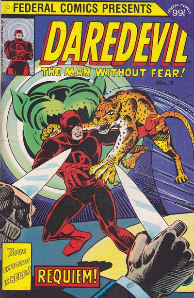 Cover for Daredevil (Federal, 1983 series) #3
