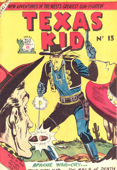 Cover for Texas Kid (Horwitz, 1950 ? series) #13