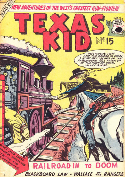 Cover for Texas Kid (Horwitz, 1950 ? series) #15