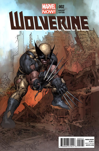 Cover for Wolverine (Marvel, 2013 series) #2 [Deodato]