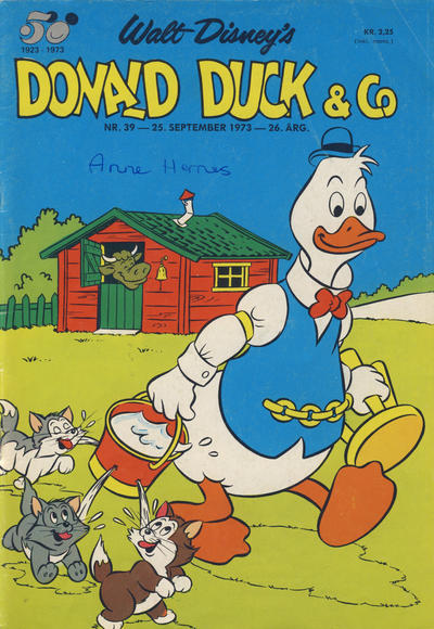 Cover for Donald Duck & Co (Hjemmet / Egmont, 1948 series) #39/1973