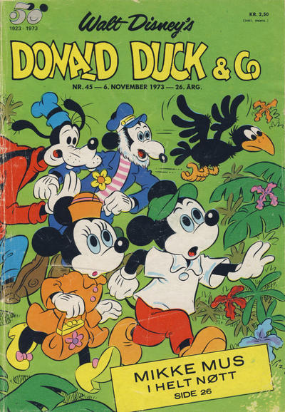 Cover for Donald Duck & Co (Hjemmet / Egmont, 1948 series) #45/1973