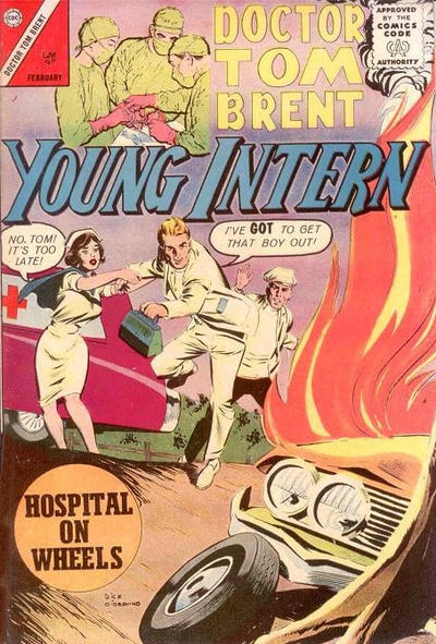 Cover for Doctor Tom Brent, Young Intern (Charlton, 1963 series) #1 [British]
