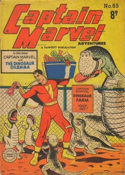 Cover for Captain Marvel Adventures (Cleland, 1946 series) #65