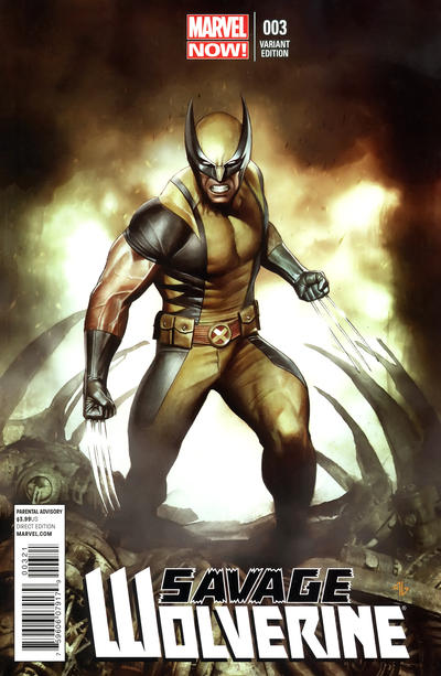 Cover for Savage Wolverine (Marvel, 2013 series) #3 [Adi Granov Variant]