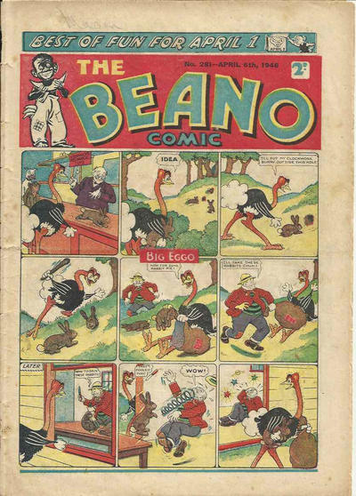 Cover for The Beano Comic (D.C. Thomson, 1938 series) #281
