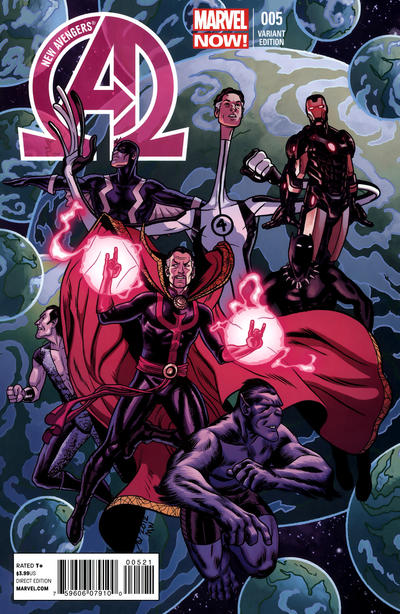 Cover for New Avengers (Marvel, 2013 series) #5 [Quinones]