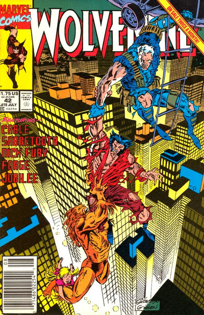Cover for Wolverine (Marvel, 1988 series) #42 [Newsstand]