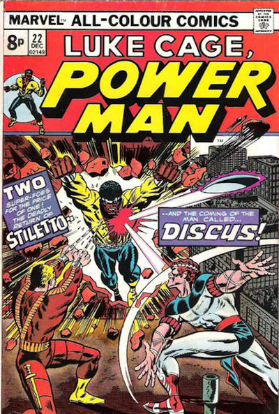 Cover for Power Man (Marvel, 1974 series) #22 [British]