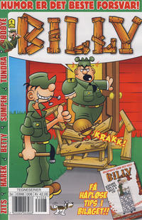 Cover Thumbnail for Billy (Hjemmet / Egmont, 1998 series) #8/2013