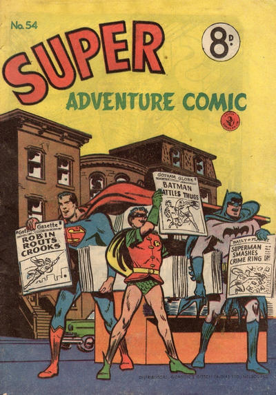 Cover for Super Adventure Comic (K. G. Murray, 1950 series) #54 [Price variant]