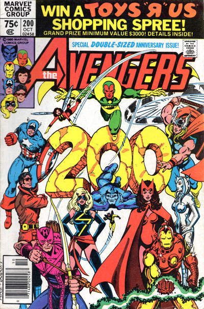 Cover for The Avengers (Marvel, 1963 series) #200 [Newsstand]