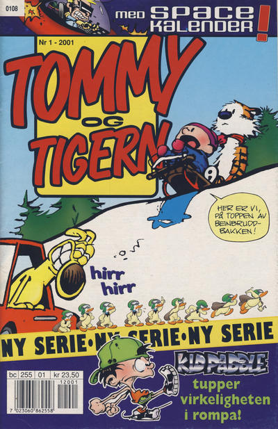 Cover for Tommy og Tigern (Bladkompaniet / Schibsted, 1989 series) #1/2001