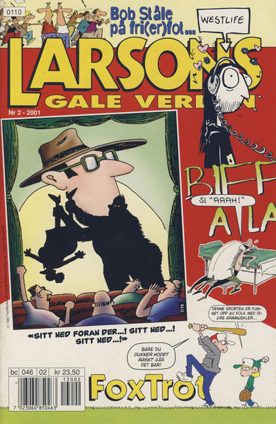 Cover for Larsons gale verden (Bladkompaniet / Schibsted, 1992 series) #2/2001