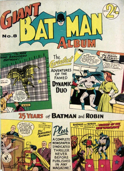 Cover for Giant Batman Album (K. G. Murray, 1962 series) #8