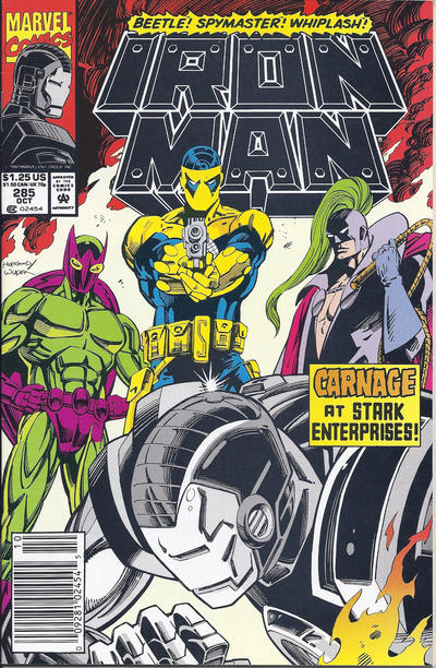 Cover for Iron Man (Marvel, 1968 series) #285 [Newsstand]