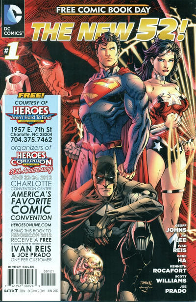 Cover for DC Comics - The New 52 FCBD Special Edition (DC, 2012 series) #1 [Heroes Aren't Hard to Find]