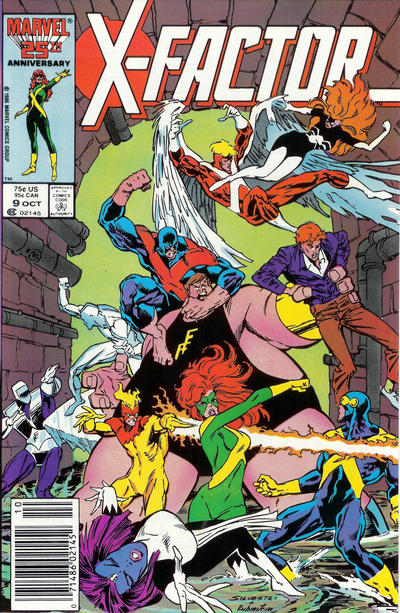 Cover for X-Factor (Marvel, 1986 series) #9 [Direct]