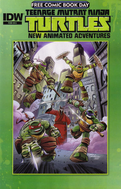 Cover for Teenage Mutant Ninja Turtles New Animated Adventures Free Comic Book Day (IDW, 2013 series) 