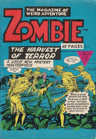 Cover for Zombie (L. Miller & Son, 1961 series) #9