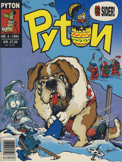 Cover for Pyton (Bladkompaniet / Schibsted, 1988 series) #4/1994