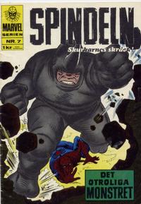 Cover for Marvelserien (Williams Förlags AB, 1967 series) #7