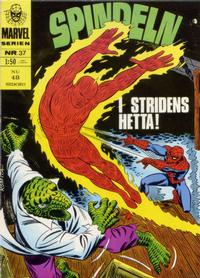 Cover for Marvelserien (Williams Förlags AB, 1967 series) #37