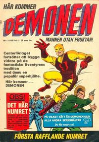 Cover Thumbnail for Demonen (Centerförlaget, 1966 series) #1/1966
