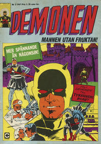 Cover Thumbnail for Demonen (Centerförlaget, 1966 series) #2/1967