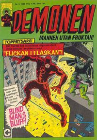 Cover for Demonen (Centerförlaget, 1966 series) #2/1968