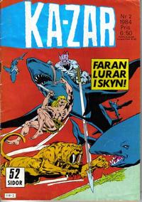 Cover Thumbnail for Ka-Zar (Atlantic Förlags AB, 1983 series) #2/1984