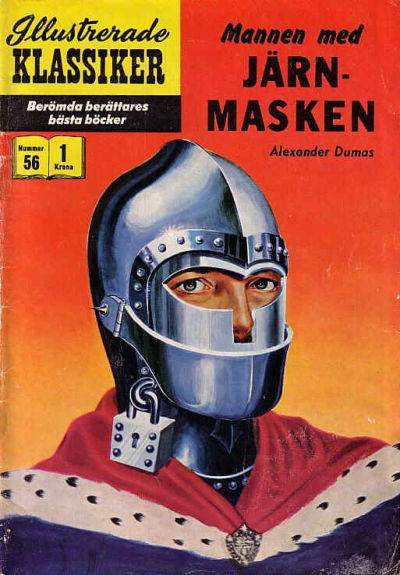 Cover for Illustrerade klassiker (Illustrerade klassiker, 1956 series) #56 - Mannen med järnmasken