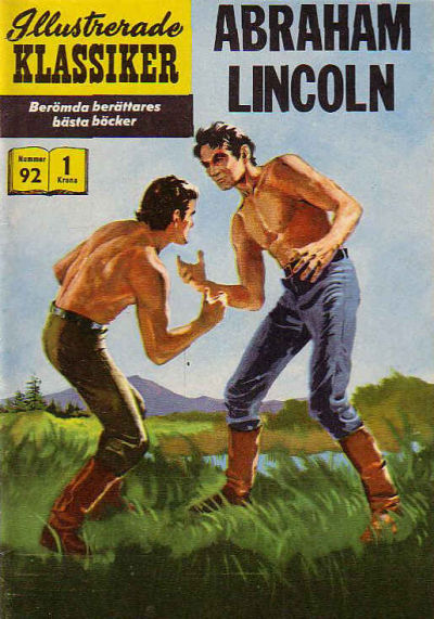 Cover for Illustrerade klassiker (Illustrerade klassiker, 1956 series) #92 - Abraham Lincoln
