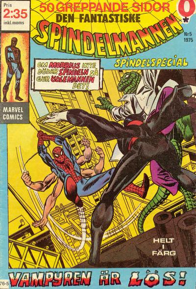 Cover for Spindelmannen (Red Clown, 1974 series) #5/1975