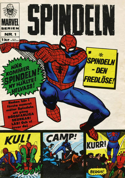 Cover for Marvelserien (Williams Förlags AB, 1967 series) #1