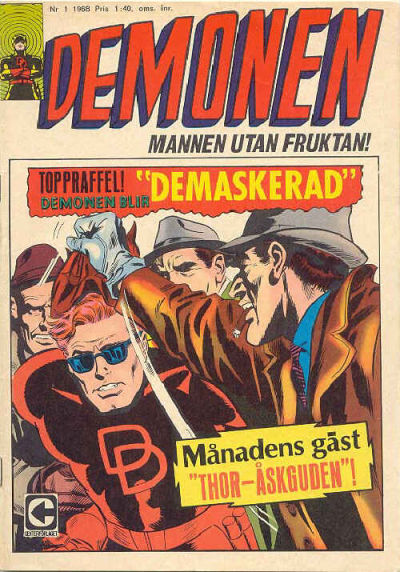 Cover for Demonen (Centerförlaget, 1966 series) #1/1968