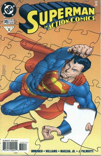 Cover for Action Comics (DC, 1938 series) #745 [Direct Sales]