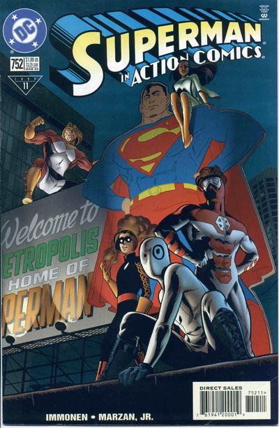 Cover for Action Comics (DC, 1938 series) #752 [Direct Sales]