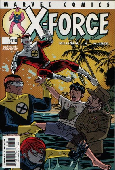 Cover for X-Force (Marvel, 1991 series) #118 [Direct Edition]